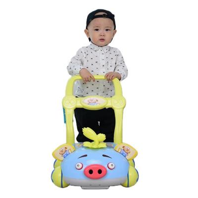 China Hot-selling Toy Plastic Children's Baby Walker Music Sliding Anti-Rollover Multifunctional Baby Walker for sale