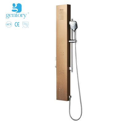 China 2020 Best Selling Eco-friendly Products S503 Stainless Steel Bathroom Accessories Bathroom Shower Kits Shower Panel for sale