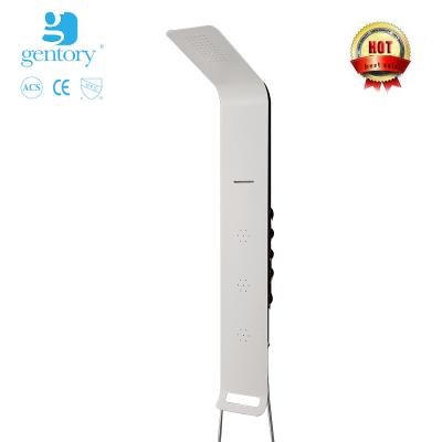 China Without Slide Bar Aluminum Alloy Massage Bathroom Showers Column Panels Manufacturer Shower Panel A051 #5052 for sale