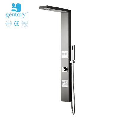 China S057 shower panel stainless steel thermostatic shower faucets popular style shower gentory panel for sale