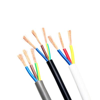 China Internal wiring PVC insulated wire 80C 300V electrical cable and appliance OEM ODM factory wire 4 core PVC sheathed multi conductor cable for sale