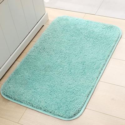 China Microfiber 60x90cm Mat Large Bathroom Waterproof Soft Absorbent Non Slip Cover Durable Quick Dry Bath Mat for sale