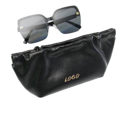 China Fashionable Black .eco-friend High Guality Eyewear Cases Simple Classic Personalized Portable Sun Glass Packaging Case for sale