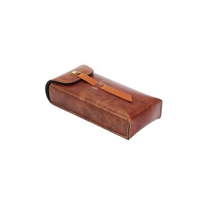 China High Guality .eco-friend Brown Eyewear Cases Classic Simple Fashionable Personalized Sun Glass Portable Packaging Case for sale