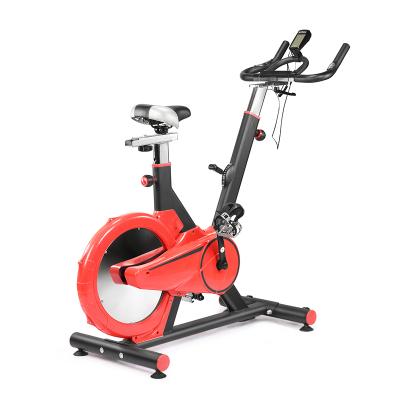 China Custom 2021 Wholesale Home Use New Red Exercise Bikes Rotating Fit Exercise Bike Indoor Spinning Bike for sale