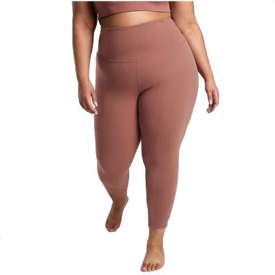 China Pink Big Size Active Women Yoga Pants Breathable Wear Plus Size Fitness Wear Plus Size 5xl High Waisted Leggings for sale