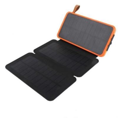 China Fast Portable Foldable Solar Charger Outdoor Charging Three/Four/Five/Six Support 20000mAh Torch Mobile Phone Solar Panels Charging for sale