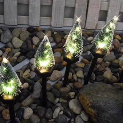 China New Waterproof + Solar Christmas Tree LED Light Garden Lighting Waterproof Outdoor Solar Christmas Landscape Lights Garden Lights for sale