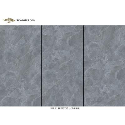 China Gray Color Marble Porcelain Marble Tile 750x1500 for sale