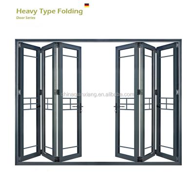 China Excellent Screen Caulking Interior Glass Folding Folding Doors for sale