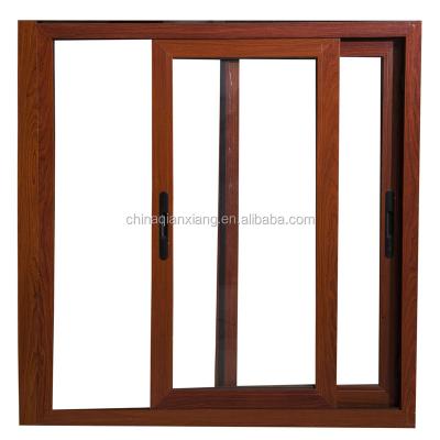 China Proof and Factory Professional Casement Windows, Wholesale Cheap Aluminum Alloy Directly Sales Imitation Wood Water Swing Windows for sale