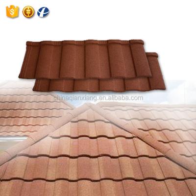 China Newest Popular Cheap Stone 1340*420mm Color Steel Base Stone+ Coated Metal Roman Roofing Tile for sale