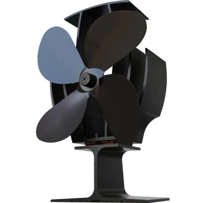 China Need Battery Stove Fan Chimney Thermoelectric Accessory Mini Eco Fan Silent Heat or Electricity Amazon Hot Seller Powered Fan for Indoor and Tent for sale