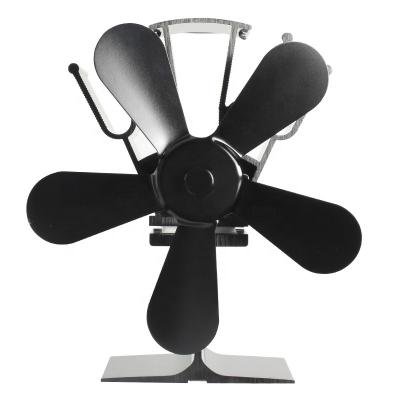 China Quiet thermoelectric wood stove aluminum fan ventilador de estufa de 4 blades for sale