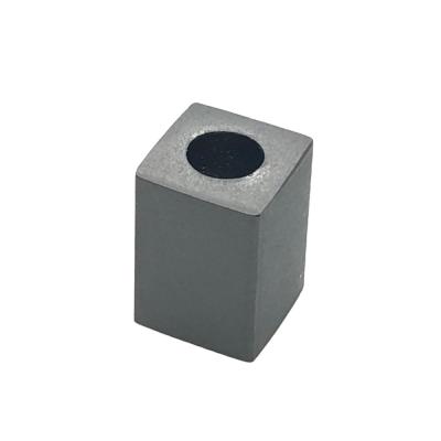 China Factory Direct Cube Shape Nickel Free Metal Finishing Clips Fasten Stopper Bead For Clothing for sale