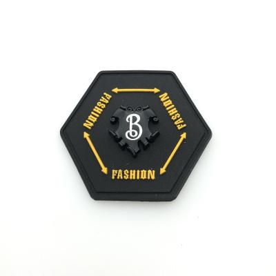 China Viable Instant Sale 3d Logo High Definition Garment Soft PVC Silicone Rubber Custom Tags Label Clothing for sale