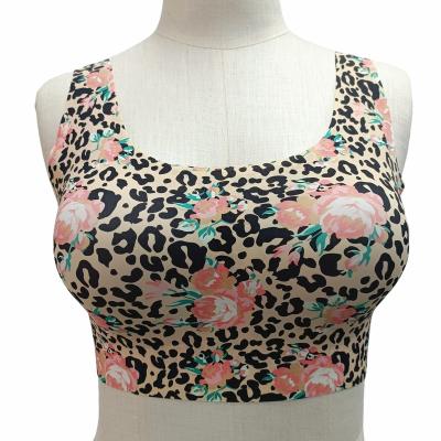 China New QUICK DRY sports underwear set women bra underwear leopard print fashion for sale