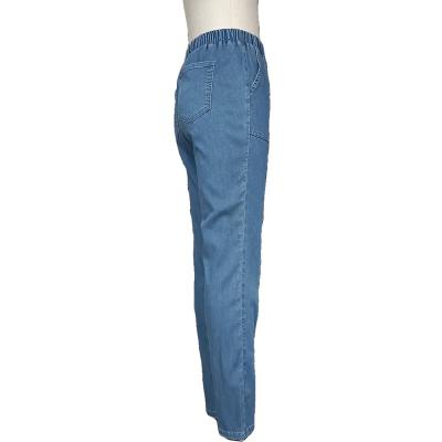 China Women's Summer Tencel QUICK DRY Slim High-waisted Casual Style Jeans Must-have Jeans for sale