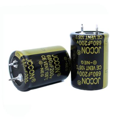 China 200V 680uF Power Adapter Welder Inverter Primitive Capacitor 25x35mm for sale