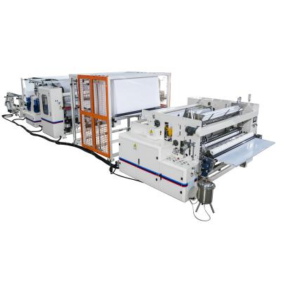 China 230m/Min High Speed 2 Colors Printing Lamination Kitchen Towel And Toilet Paper Making Machine for sale