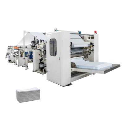 China N Fold Glue Lamination Paper Hand Towel Making Machine Variable Speed for sale