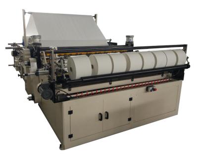 China Automatic Jumbo Roll Tissue JRT Slitting And Rewinding Machine 100 Rolls/Minute for sale