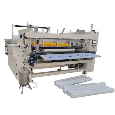 China High Speed 230m/Min Toilet Tissue Paper / Maxi Roll Rewinding Machine For Start Business for sale