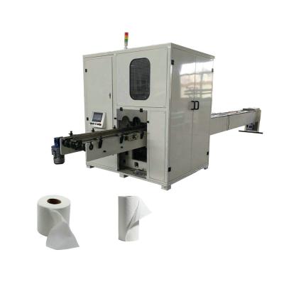 China Efficiency Two Tracks Toilet Paper Kitchen Log Saw Towel Cutting Machine 150cuts/Min for sale