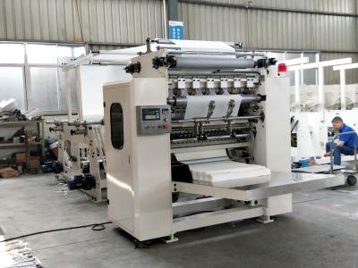 China Automatic V Fold Facial Tissue Paper Making Machine 100-230 mm Adjustable for sale