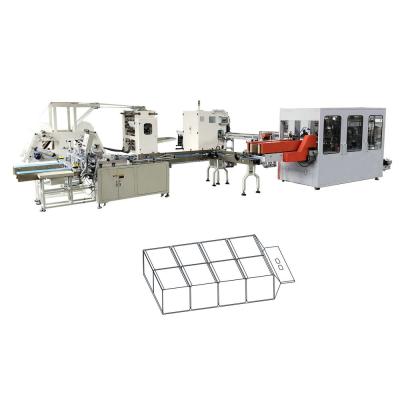 China Semi Auto Soft Drawn Facial Tissue Paper Making Machine Production Line 220V/380V for sale