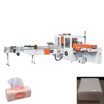 中国 Full automatic 150 bags/minutes soft drawing facial tissue and napkin paper packing machine price 販売のため