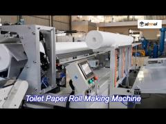 automatic maxi toilet paper roll big tussue roll production line for small business