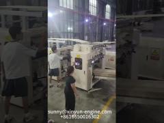Romania V fold hand towel paper folding machine with glue lamination function
