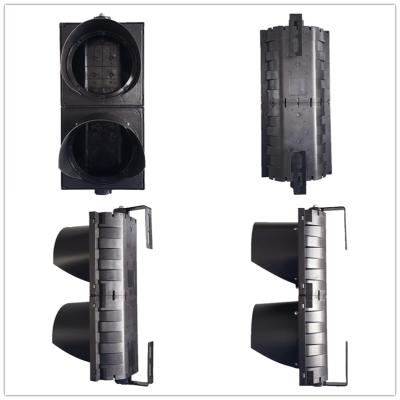 China Flip Door +Detachable Appearance 200MM Housing 2-Aspect Body Road Traffic Light Manufacturer for sale