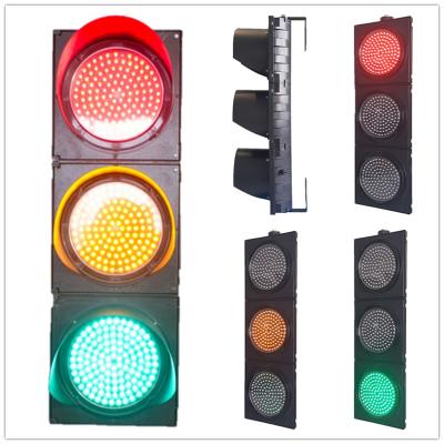 China Flip Door +Detachable Clear 3-Aspect 200MM Aspect 200MM Lenses RYG Ball Road Traffic Light Manufacturer for sale