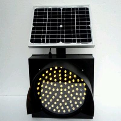 China 300mm 1 Appearance Solar Powered Panel Traffic Warning Light SG-301 for sale