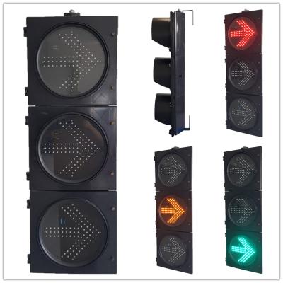 China Flip Door +Detachable Aspect 300MM 3-Aspect RYG Straight Arrow Traffic Light Manufacturer for sale