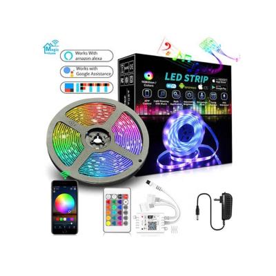 China Hottest promotional indoor RGB Wifi RGB led strip light wifi 5050 RGB LED auxiliary strip for sale