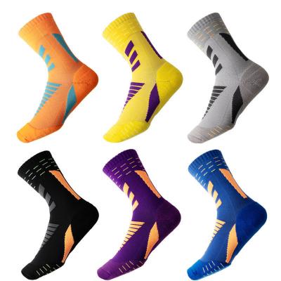 China High Quality Professional Breathable Road Brand Socks Recycling Outdoor Sports Sports Socks Racing Bicycle Rib Training Skating for sale