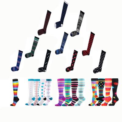 China QUICK DRY customized logo polyamide color cycling socks men and women sports bike fun varicosity equestrian socks for sale