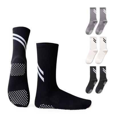 China 2021Spot Breathable Men's Breathable Cycling Running Quick-Dry Increasing Outdoor Non-slip Custom Logo Grip Fitness Sports Distribution Socks for sale