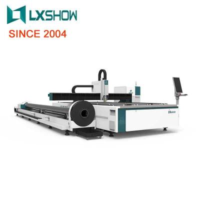 China Jinan LXSHOW Water Cooled Laser Cutting Machine Fiber 1000watt 2000watt 4kw Cutter Machinery For Steel Brass for sale