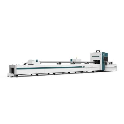 China Water Cooled Automatic Feeding Extension Metal Tube Pipe Laser Cutting Machine Fiber Laser Cut Machine for sale