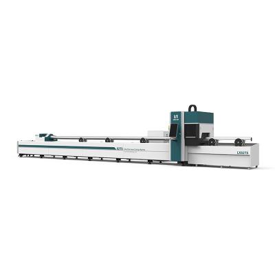 China Automatic Feeding 4kw IPG CNC Fiber Metal Tube Laser Cutting Machine Cutting Water Cooled Pipe Cutter for sale