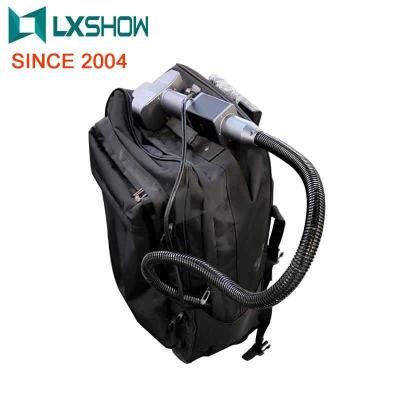 China Stainless Steel High Power Backpack 200w Metal Rust Remover Remover Laser Cleaning Descaling Machine for sale