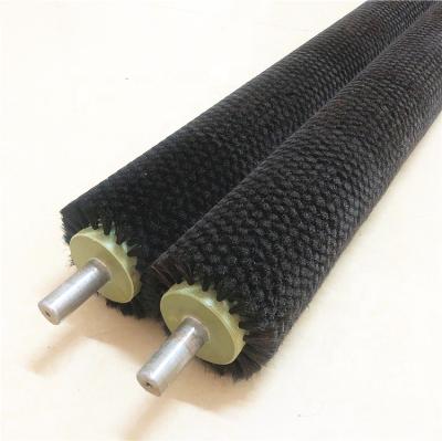 China Eco - Friendly Polyester Tube Cylinder Cylinder Rotary Roller Cleaning Brush for sale