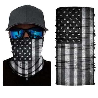 China Fashion Skull Bandana Promotional Elastic Cycling Seamless Scarf Customize Neck Warmer Cuff for sale