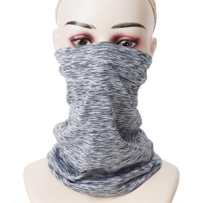 China European and American style neck tube black seamless bandana with filter cartridge for sale