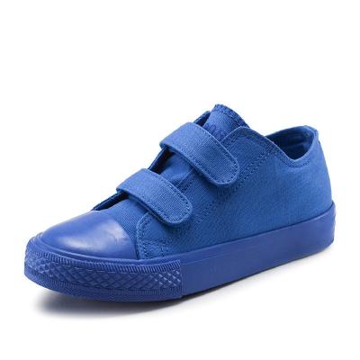 China Wholesale Breathable Big Boys Kids School Casual Sneakers Slip On Fashionable Canvas Kids Shoes for sale