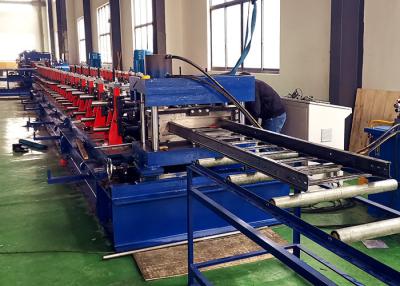 China Stahlkabel Tray Roll Forming Machine, perforierte Kabel-Leiter-Fertigungsstraße zu verkaufen